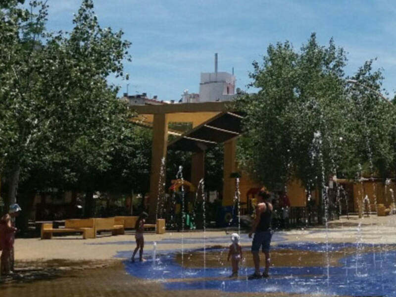 Los juegos de agua en los espacios públicos