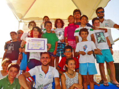 El Club Náutico Sevilla domina la XVIII Regata Virgen del Carmen de Sanlúcar de Barrameda de la clase Optimist