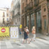 Continúan cortada al tráfico la calle Santa María de Gracia.