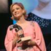 María Casado y Anne Igartiburu recogen sus premios del  FesTVal de Vitoria 2016