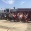 Los alumnos de sexto de primaria con mejores calificaciones en inglés visitaron ayer la Base naval de Rota