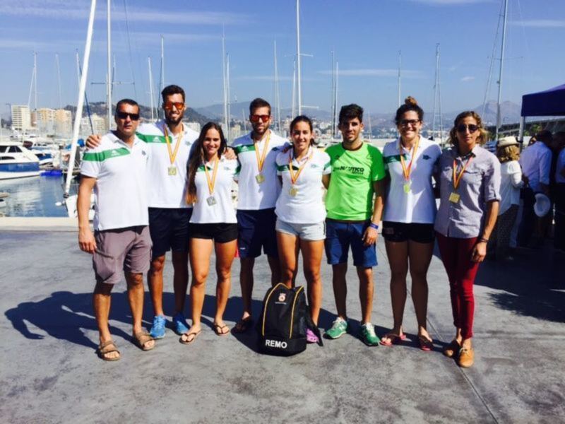 El Náutico Sevilla, subcampeón de España de remo de mar