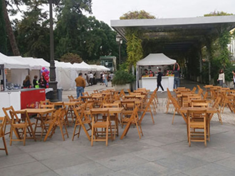 Mercadillo en Puerta Jerez
