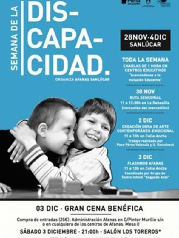 Afanas acerca la realidad de la discapacidad con un programa de actividades con motivo del día internacional