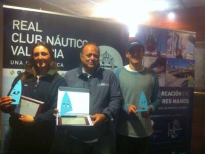 Triple podio para el Náutico Sevilla en el Nacional de la clase Láser 4.7
