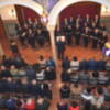 Inauguración del Belén Hebreo del Circulo Mercantil de Sevilla.
