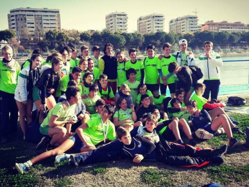 Los remeros del Club Náutico Sevilla dominan la XX Copa de Andalucía