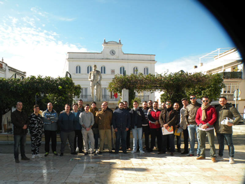 Igualá del paso del Misterio de la Hermandad de Jesús el Nazareno de Alcalá del Río.