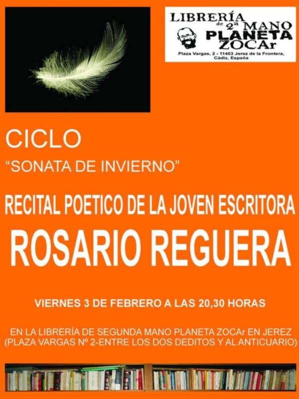 Rosario Reguera ofrecerá un recital de poesía  y el  coach  Pepelu Sánchez disertará sobre " La magia y la palabra " en Jerez