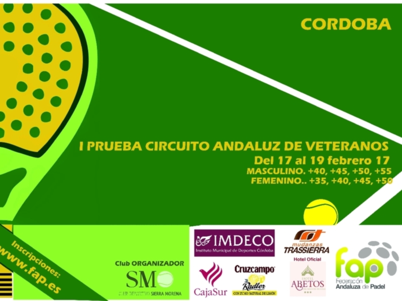 El Circuito Andaluz de Veteranos de pádel se supera