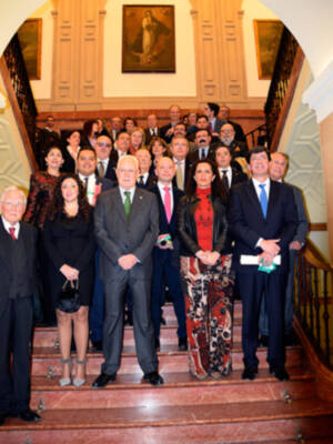 La Asociación Orden al Merito Humanitario de Andalucía entregaron las Grandes Cruces y Medalla en la casa de la provincia
