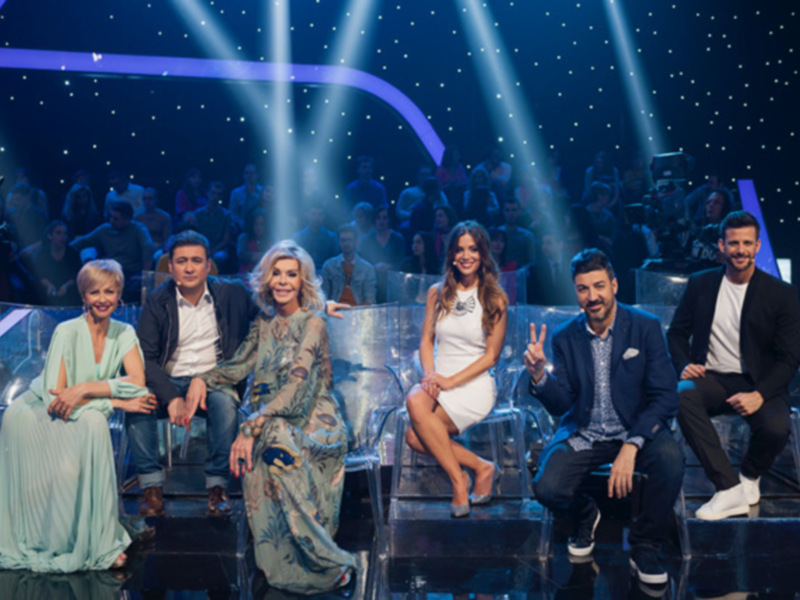 Esther Arroyo, Secun de la Rosa, Bibiana Fernández, Tony Aguilar, Giuseppe Di Bella y Marta Márquez, comentaristas de ‘Fantastic Duo’