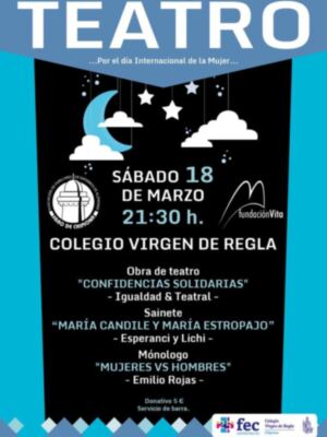 La Asociación de familiares de Enfermos de Alzheimer organiza una actividad teatral enfocada al día internacional de la mujer.