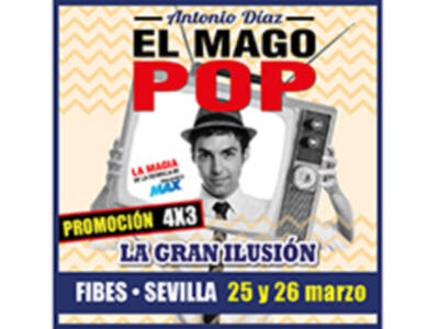 Antonio Díaz, EL MAGO POP, el ilusionista español de mayor éxito en la historia, llega a Sevilla con su espectáculo La GRAN ILUSIÓN, avalado por más