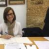 Estefania Jurado firmó ayer el convenio con Diputación para la ejecución de la Agenda Planea 2017
