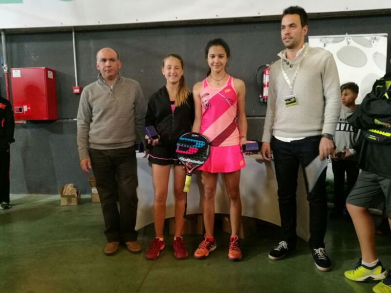 Primera prueba provincial de pádel de menores y veteranos de la temporada