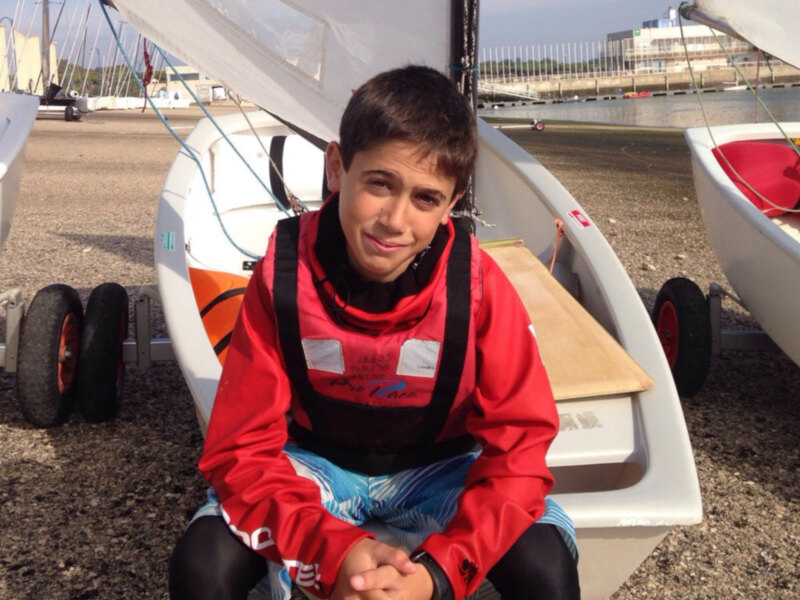 Carlos Parejo, a la Copa de España con el equipo andaluz de Optimist