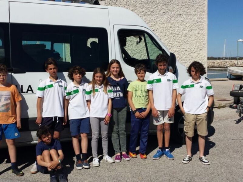 A un paso del podio en el Campeonato de Andalucía de vela por equipos de clubes