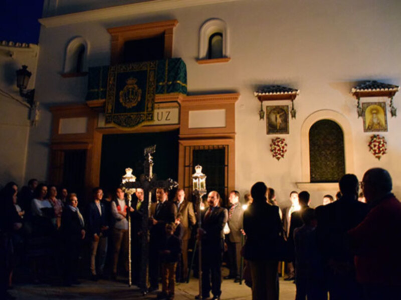 Solemne Vía-crucis y Solemne subida al paso al Santísimo Cristo de la Vera-Cruz de Alcalá del Río.