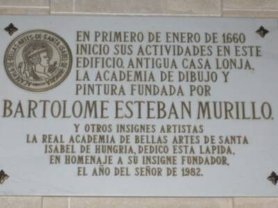 La Presidenta de la Real Academia de Bellas Artes de Santa Isabel de Hungría
