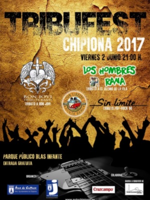 TribuFest 2017 en Chipiona, Viernes 2 de Junio a las 21:00 horas. Entrada gratuita. Organizado por la Asociación Cultural Club de Cultura.