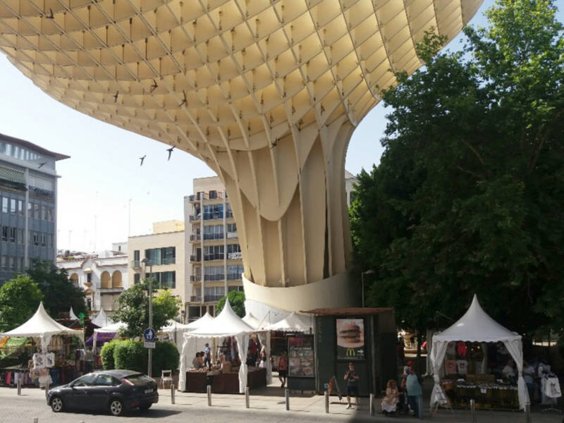 Mercadillo de artesanía en la Encarnación