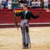 Borja Collado corta un rabo y Francisco de Manuel y Joao D´Alva le acompañan a hombros