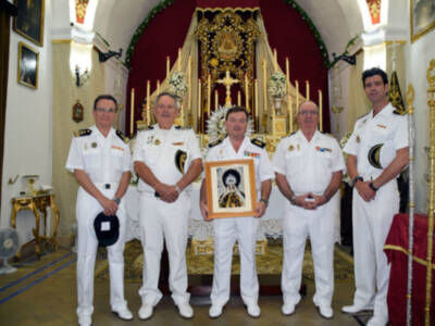 Imposición de Medalla de Oro a la Virgen del Carmen de  Calatrava.