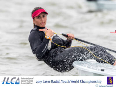 Ana Moncada, subcampeona del mundo juvenil de Láser Radial