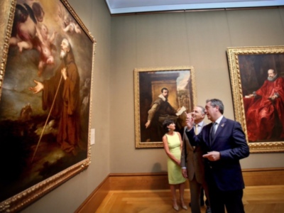 Espadas acuerda con el museo Getty de Los Ángeles promocionar en sus instalaciones el Año Murillo y la visita a Sevilla