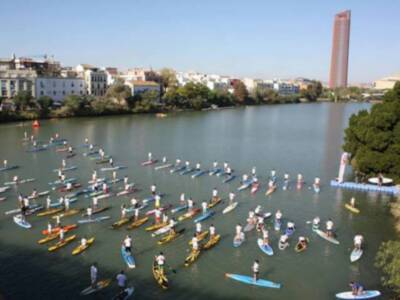 El Club Piragüismo Triana, protagonista en la Copa de España de paddle surf