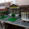 La maqueta del Belén de la Solidaridad inspirado en el Instituto de Higiene del Doctor Murga