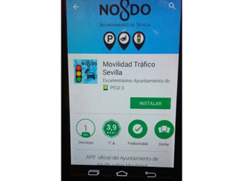 El Ayuntamiento de Sevilla pone en marcha una APP sobre ocupación de aparcamientos y el tráfico para reducir tiempo y contaminación