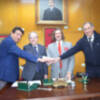 Ateneo de Sevilla y la Fundación Eduardo Domínguez Lobato firman acuerdo para la presentación y divulgación de sellos de la circunnavegación