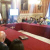 El alcalde de Sevilla D. Juan Espadas Cejas presenta a los medios de comunicación el nuevo contrato de mantenimiento de las zonas verdes y arbolado