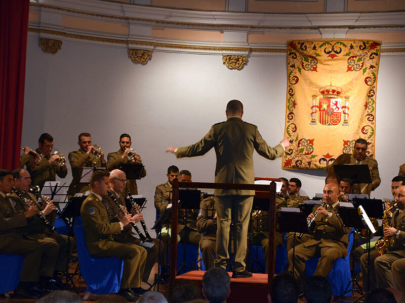 Concierto de Cuaresma 2018 en el Cuartel General Castaño de Sevilla.