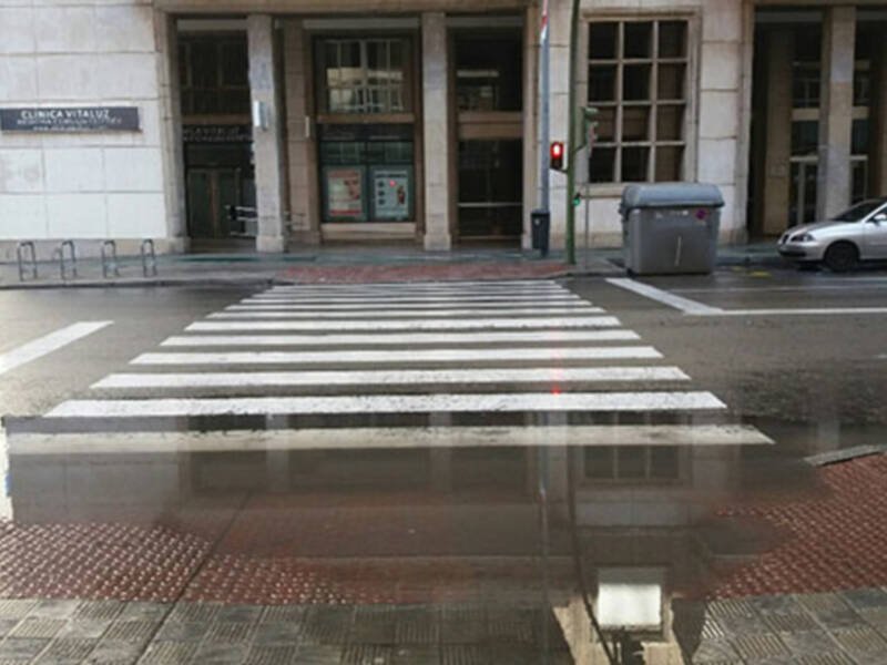 La lluvia ha limpiado la ciudad