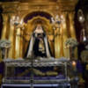 La Virgen de los Dolores Ilipense vestida de Hebrea en tiempo cuaresmal.