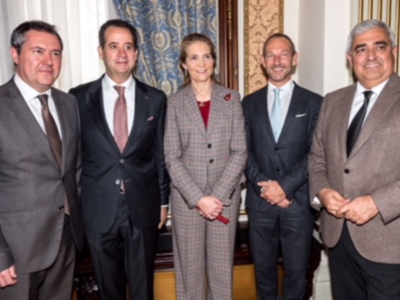 Su Alteza Real Dña. Elena de Borbón y Grecia Infanta de España, ha presidido el 90 aniversario del Hotel Alfonso XIII, a Luxury Collection Hotel