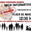 Dos concentraciones reclamarán el sábado en Chipiona unas pensiones dignas para los mayores