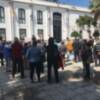 La Marea de pensionistas y jubilados reclama en una concentración pensiones dignas y el mantenimiento del sistema público