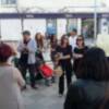 La Asamblea feminista se concentró ayer para exigir el cumplimiento del presupuesto del Pacto de Estado contra la violencia de género