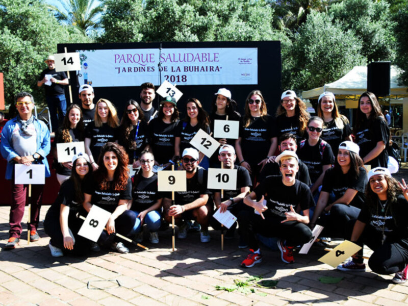 La Delegación de Educación, Participación Ciudadana y Edificios Municipales en el Parque de La Buhaira.