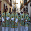La procesión de la Réplica de la 	Macarena partió del nº 27 de la calle Parra.