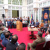 El excelentísimo señor don Alfonso Gómez de Celis toma posesión del cargo del Delegado del Gobierno de España en Andalucía
