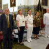 Representaciones de Real Liga Naval Española, de la Cámara de Mareantes y Comandancia de Marina estuvieron en el pregón del Carmen de Santa Catalina.
