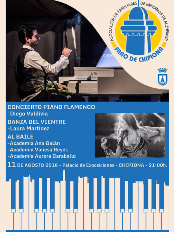 Alzheimer propone viajar a Las mil y una noches el 11 de agosto con el espectáculo Tres Culturas del pianista Diego Valdivia