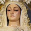 María Stma de los Dolores de Alcalá del Río vestida en tiempo estival.