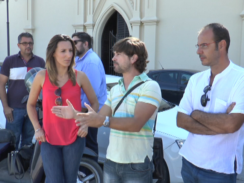 Una reunión sobre el terreno prepara el inicio de los trabajos de la primera fase del Centro Cultural Arqueológico El Humilladero