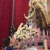 Casi sesenta asociaciones y colectivos de Chipiona participaron el pasado sábado en la tradicional ofrenda floral a la Virgen de Regla